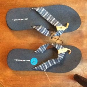 Tommy Hilfiger Navy Sandals NEW!